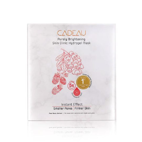 CADEAU PURELY BRIGHTENING HYDROGEL MASK BOX ( 5 PCS )